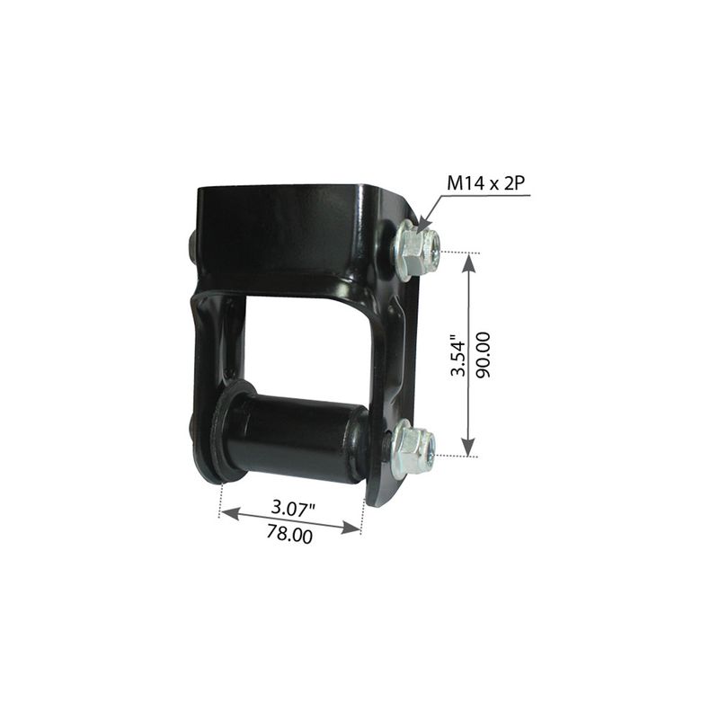 SHACKLE REAR '04-'12 COLORADO