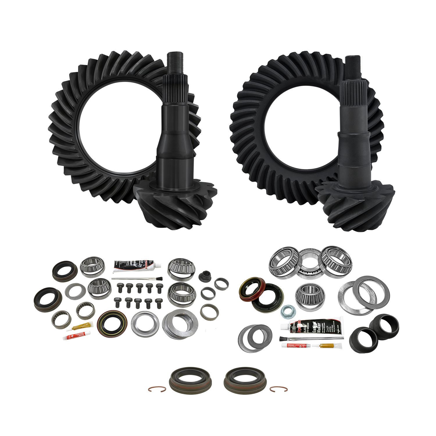 Yukon Re-Gear & Installation Kit, Ford 9.75", 2000-2010 F150, 3.73 ratio, fr&rr