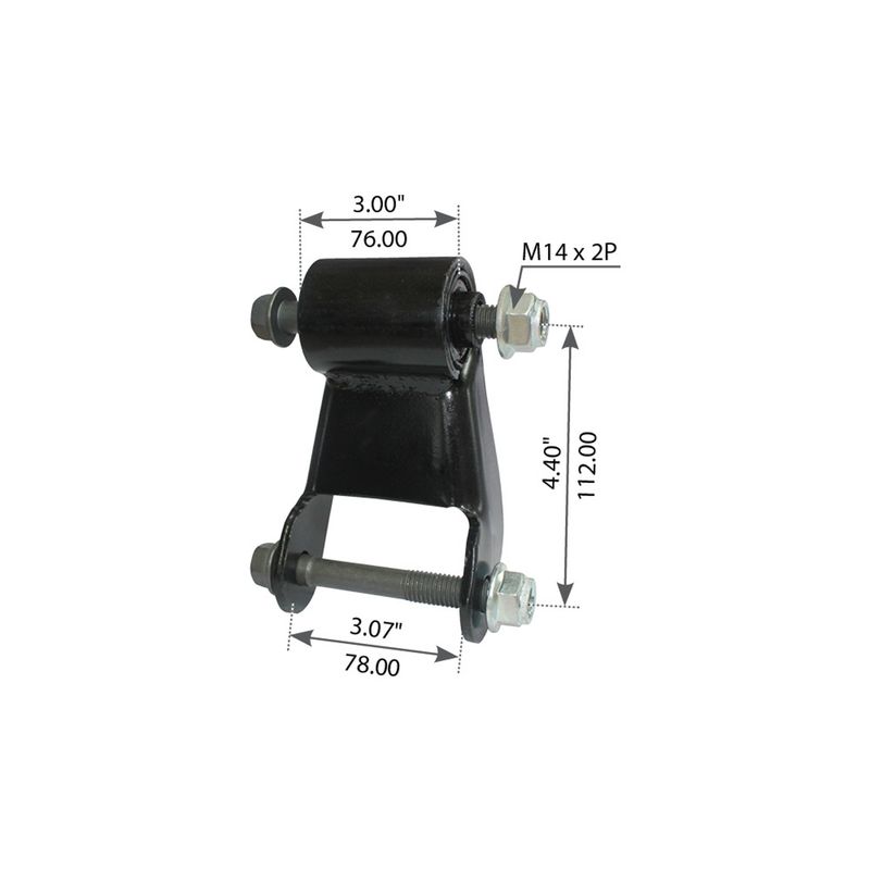 SHACKLE REAR '99-'13 GM 1500