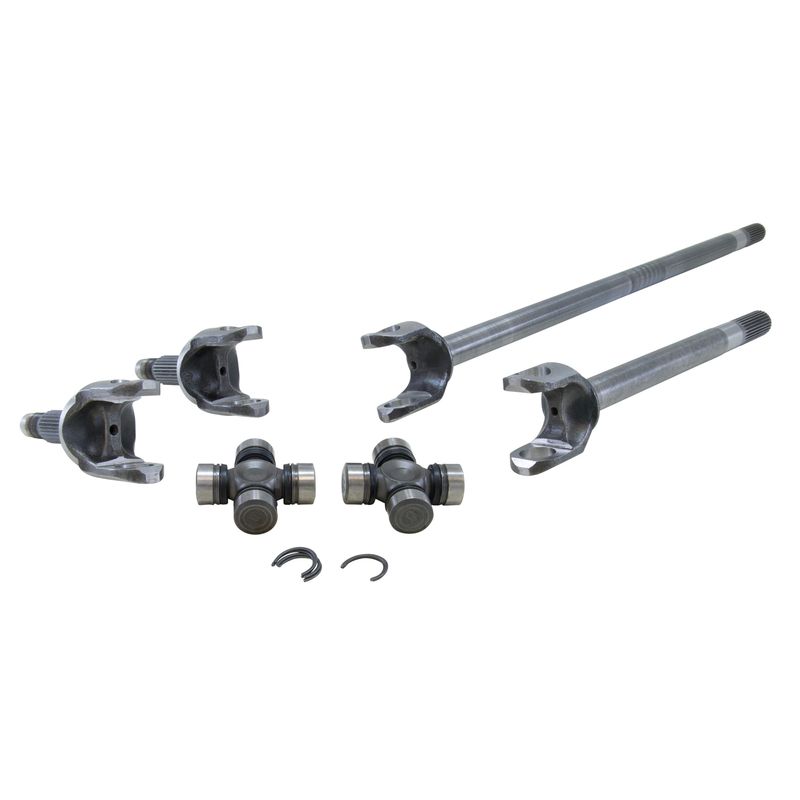 Yukon Chromoly Front Axle Kit for Dana 30 Diff, 27/30 Spline, 1310 U-Joint