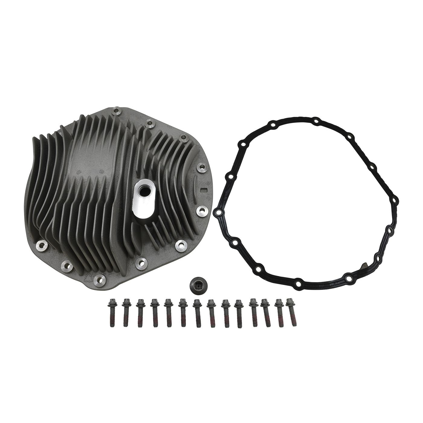 Finned aluminum cover for Dodge & GM 11.5" AAM Rear Axle