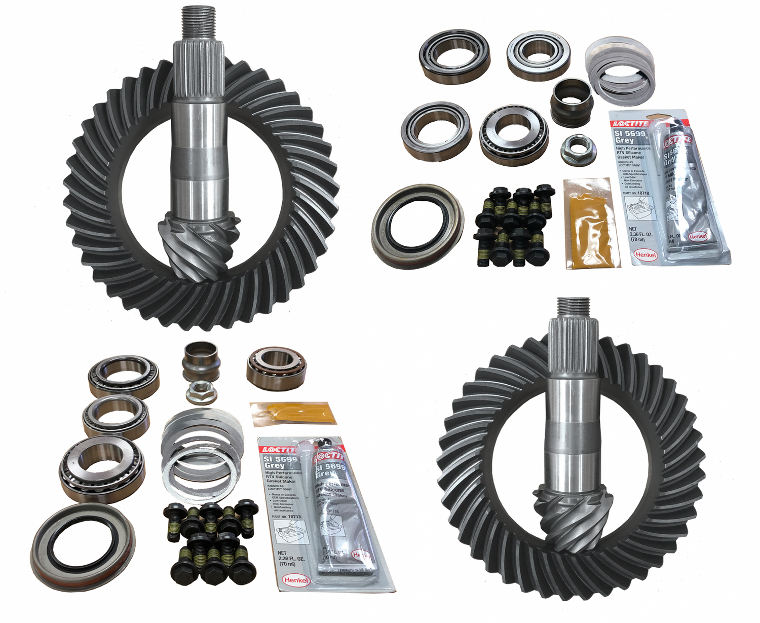 Jeep Wrangler JL Rubicon and Gladiator Dana 44 5.13 Ratio Gear Package Revolution Gear