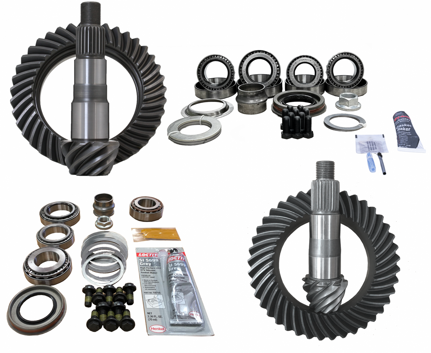 Jeep Wrangler JL Non-Rubicon Dana 44 Rear 5.38 Ratio Gear Package Revolution Gear