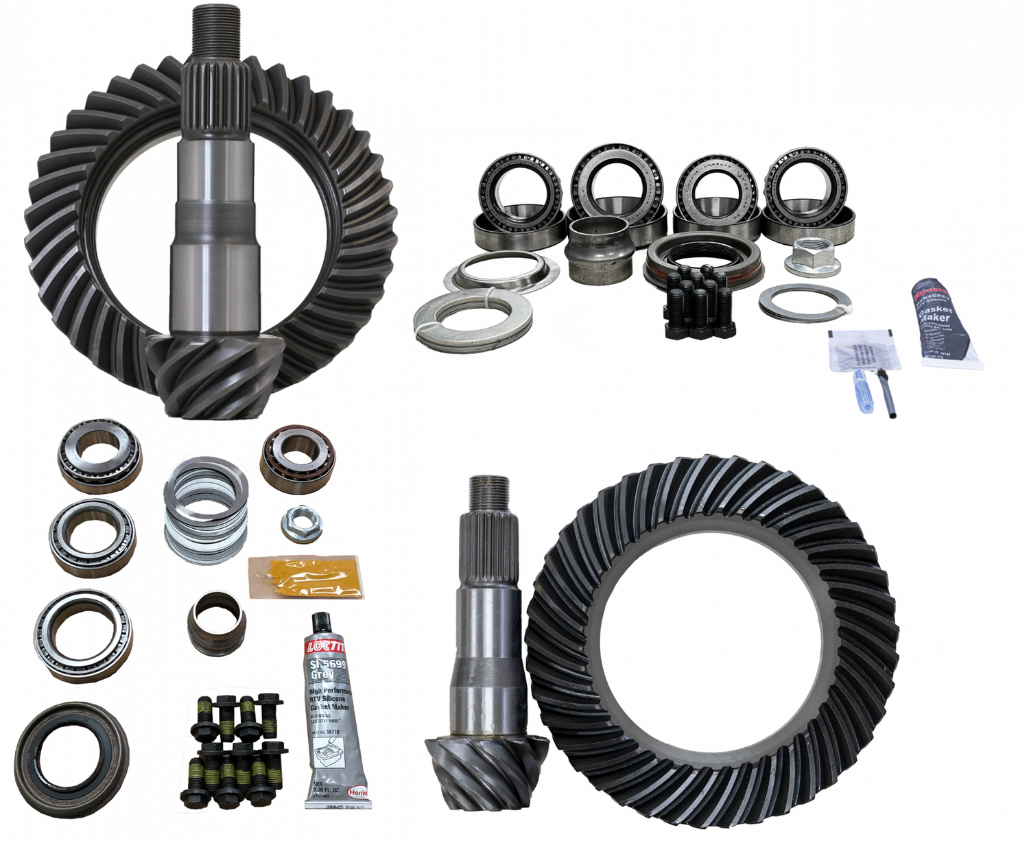 Jeep Wrangler JL Dana 35 Rear Axle 5.13 Ratio Gear Package Revolution Gear