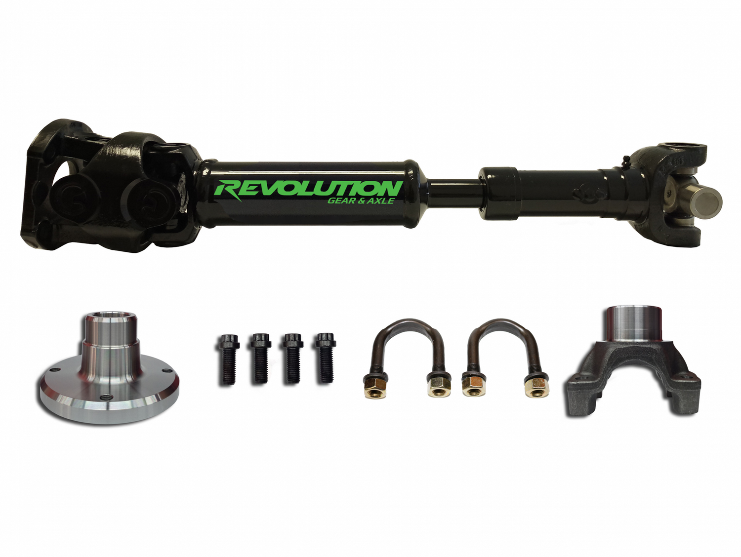 Jeep Wrangler JL Rear 1350 CV Driveshaft Sahara 2Dr M200 Diff with Pinion Yoke Revolution Gear