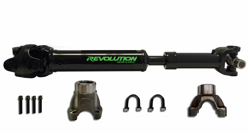 Jeep Wrangler JL Rear 1310 CV Driveshaft Sport 2Dr M220 Diff w/ Pinion Yoke Revolution Gear