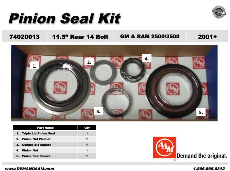 Differential Pinion Seal