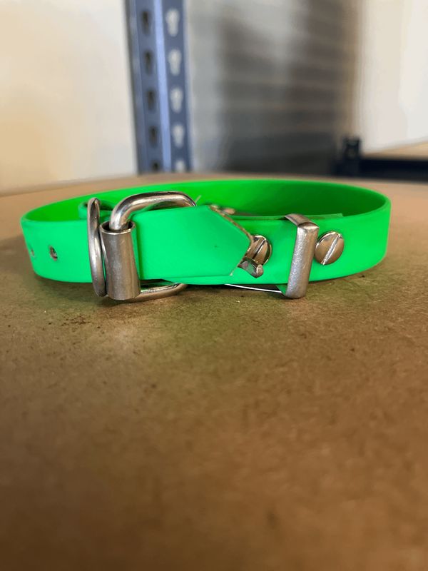Puppy Collar Green