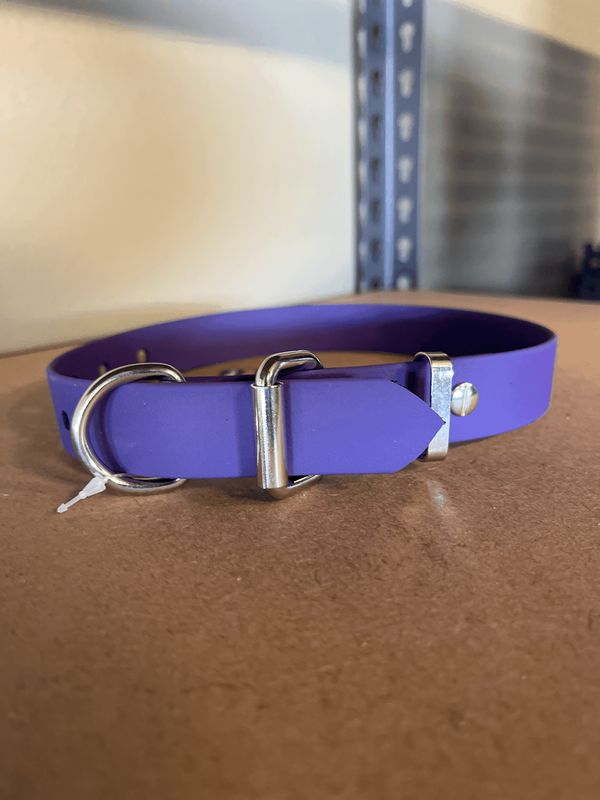 Med/Lge Dog Collar Purple