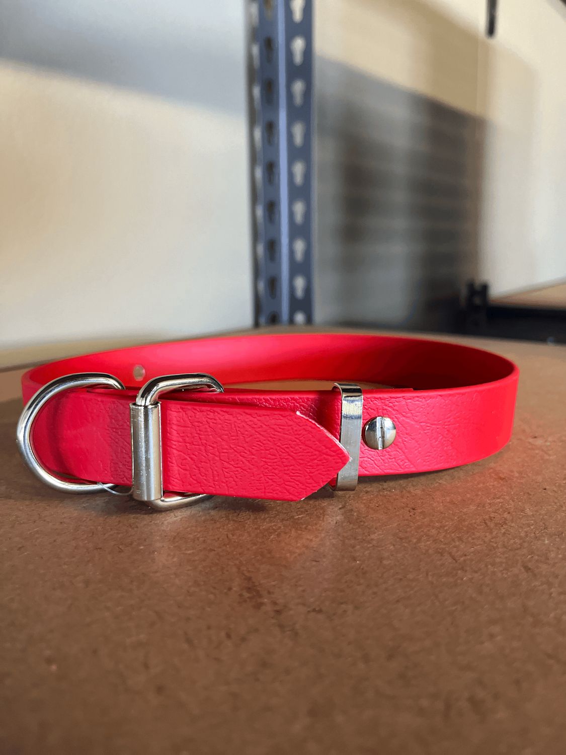 Med/Lge Dog Collar Red