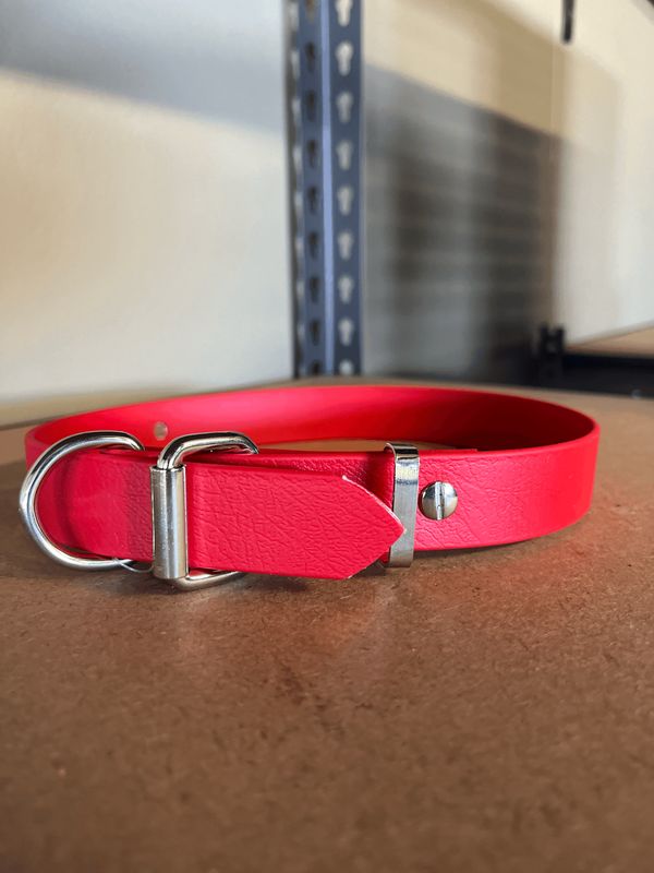 Med/Lge Dog Collar Red