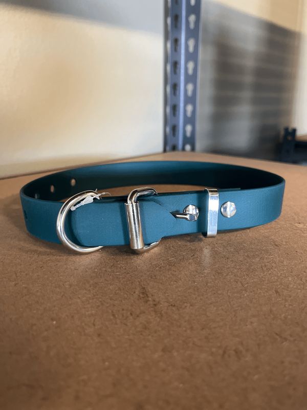 Med/Lge Dog Collar Dark Green