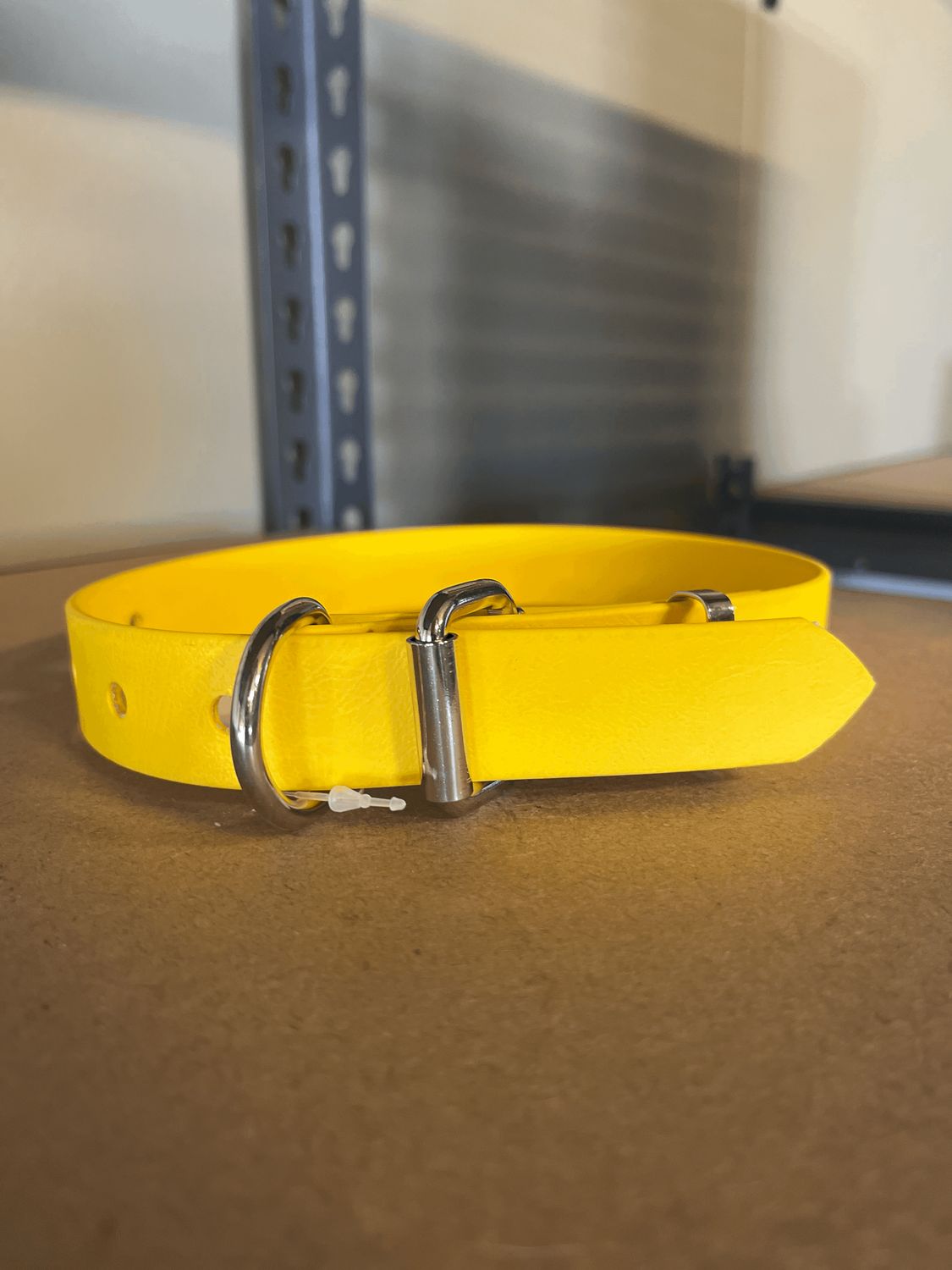 Med/Lge Dog Collar Yellow