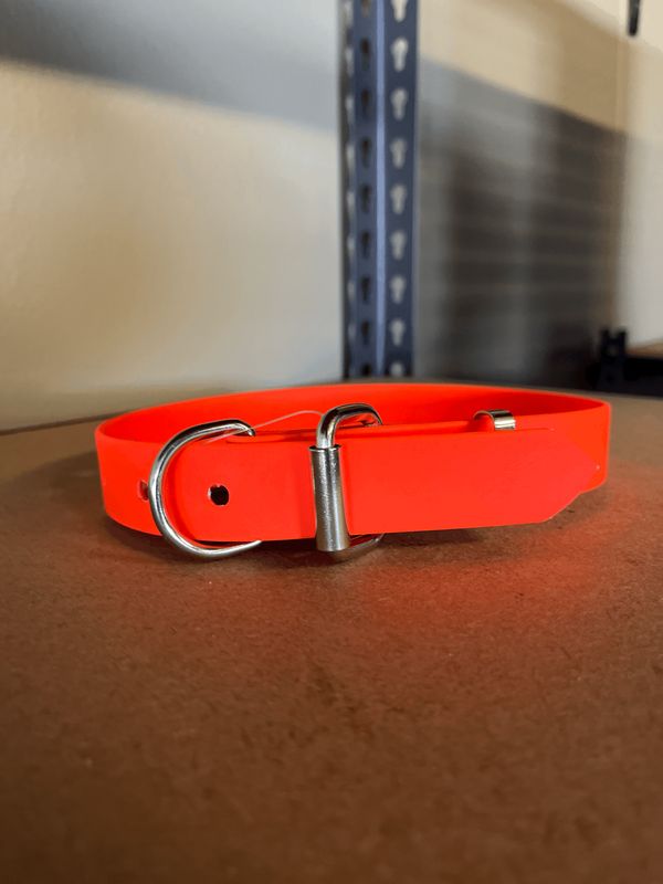 Med/Lge Dog Collar Orange