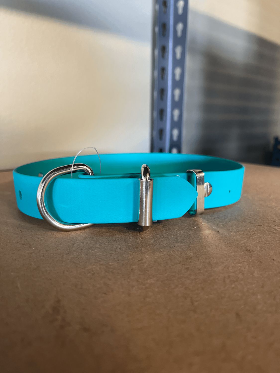 Med/Lge Dog Collar Teal