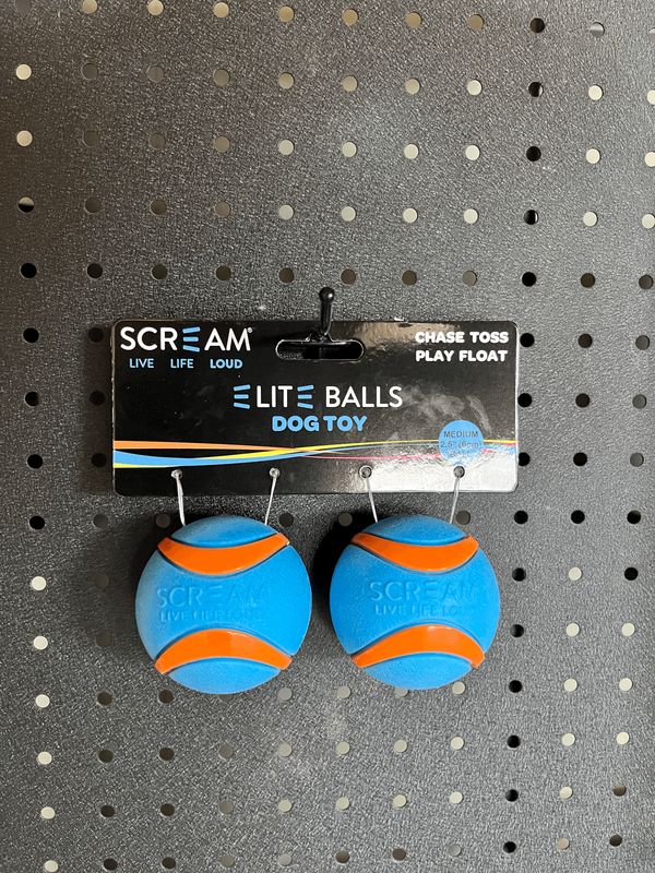 2pk Scream Elite Ball - Loud Blue/Orange Med