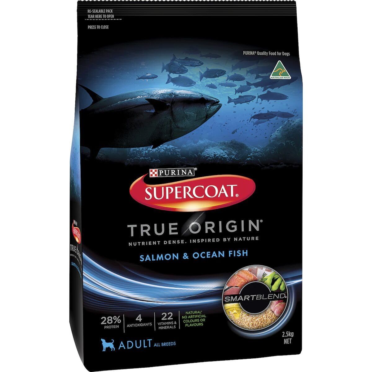 2.5kg Supercoat True Origin Salmon &amp; Ocean Fish