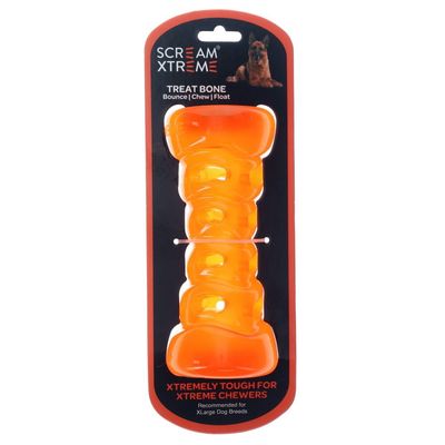 XL Scream Xtreme Treat Bone - Orange