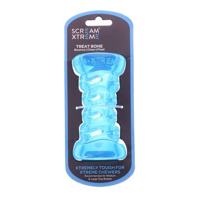 Med/Lge Scream Xtreme Treat Bone - Blue