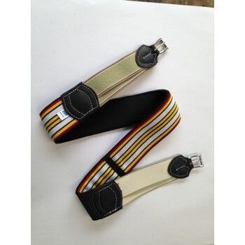 Trackwork Girth Double Elastic Rubber Lined