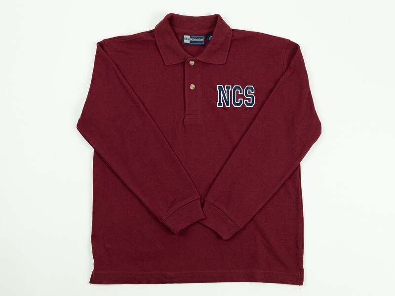 Adult L/S Cotton Polo