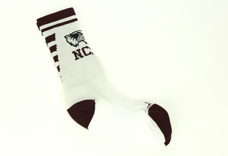 white elite socks