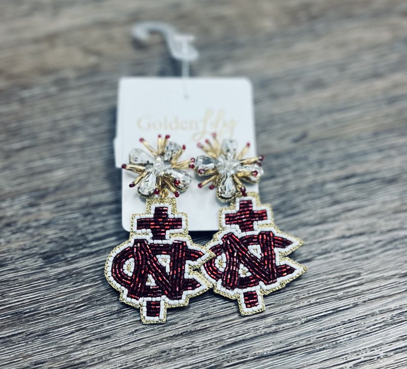 Beaded NCS Earrings