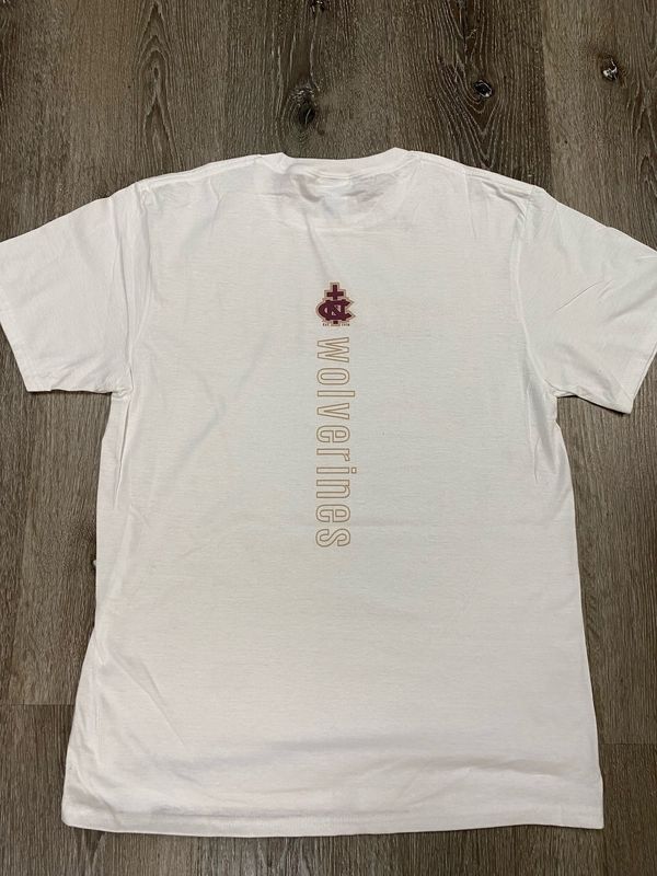White Wolverine Tee