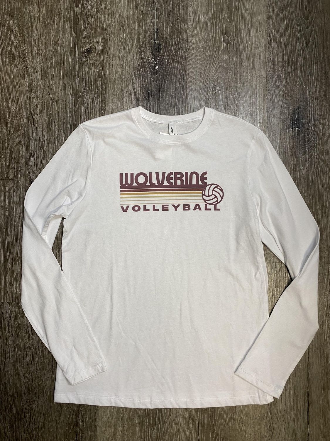 Adult Retro L/S Volleyball Tee