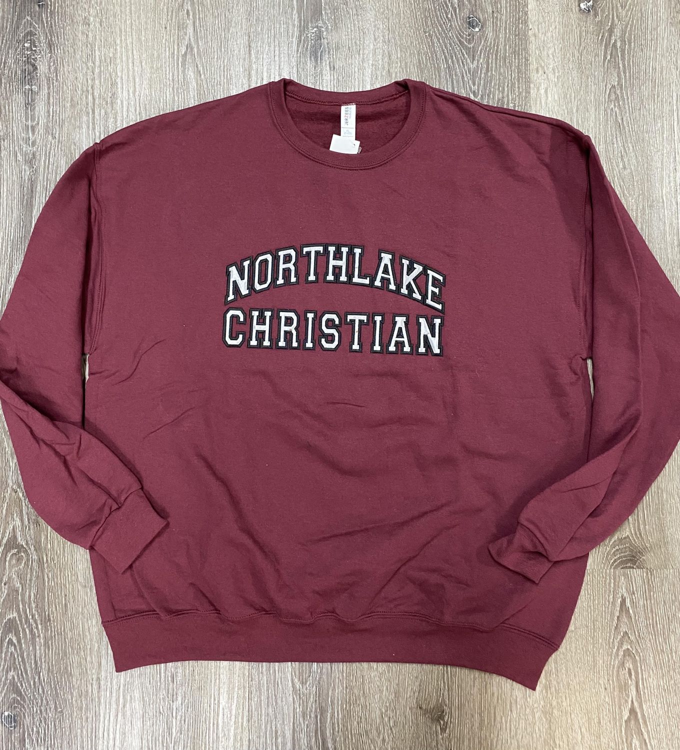 Crewneck Sweatshirt Maroon &#39;Northlake&#39;