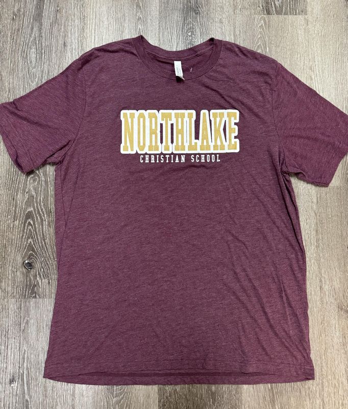 Adult Maroon Northlake Tee