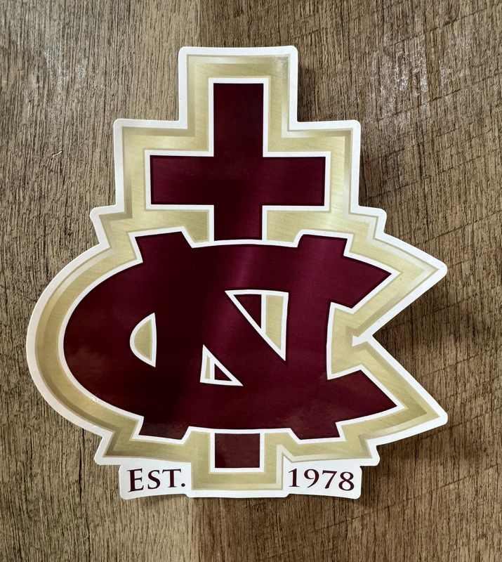 Cross Logo Window Cling