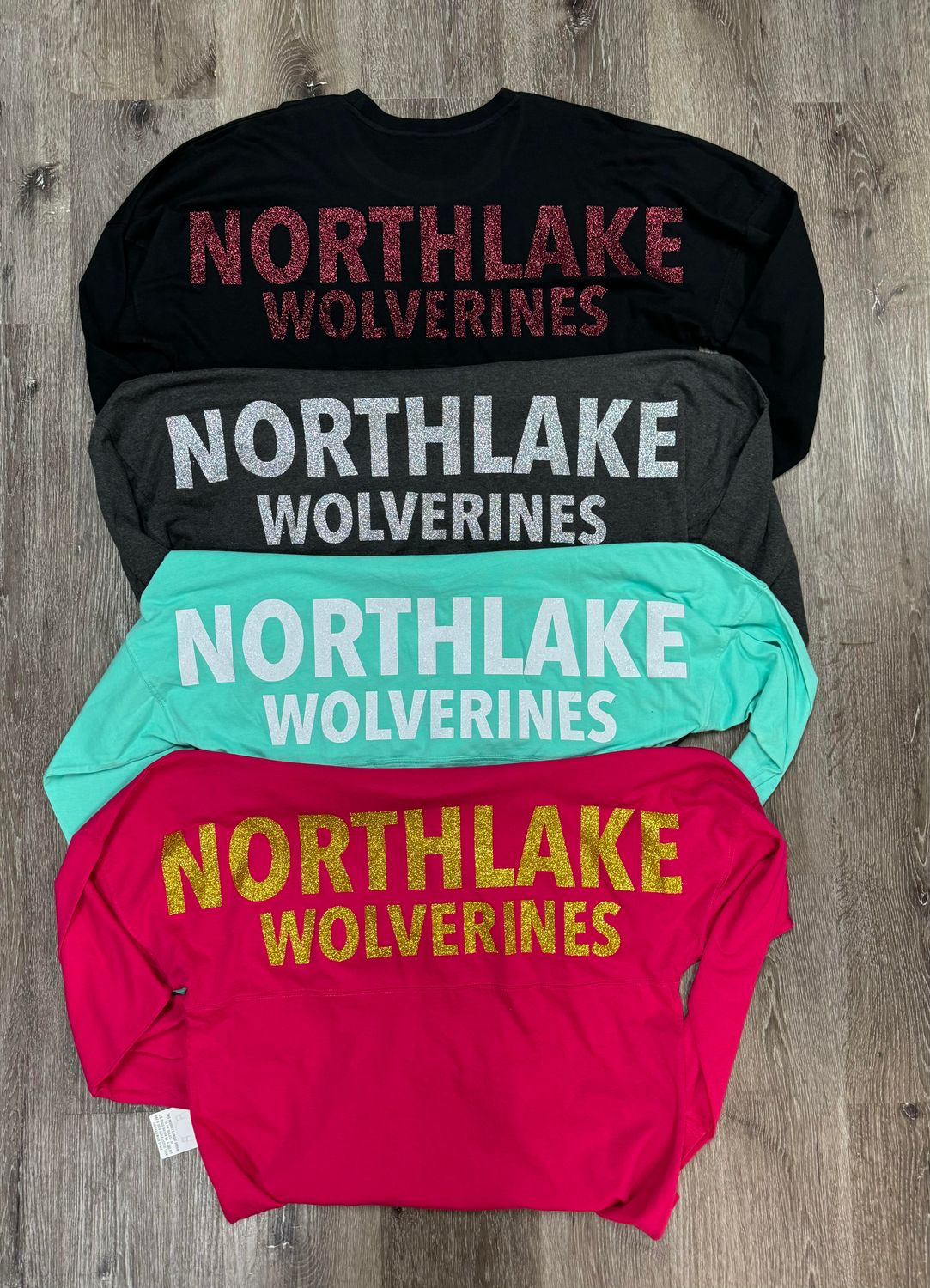 Drop Shoulder Glitter Northlake Shirt