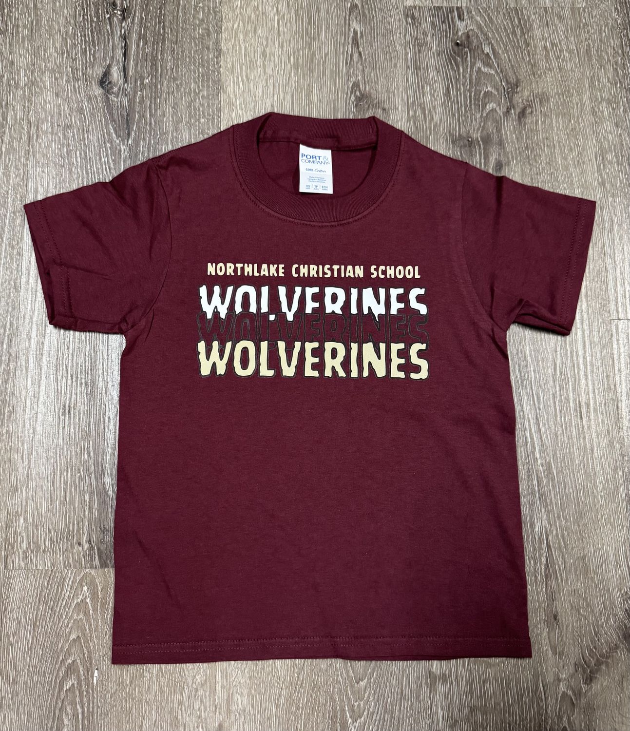 Stacked Wolverines Youth Spirit