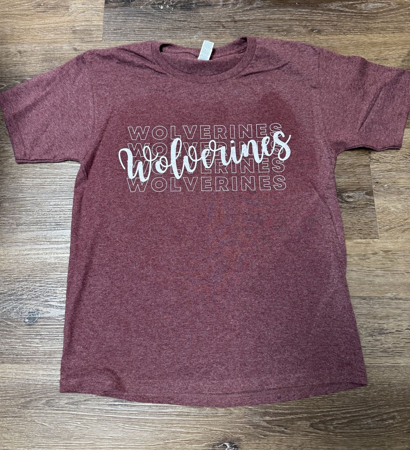 Script Wolverines Tee Youth