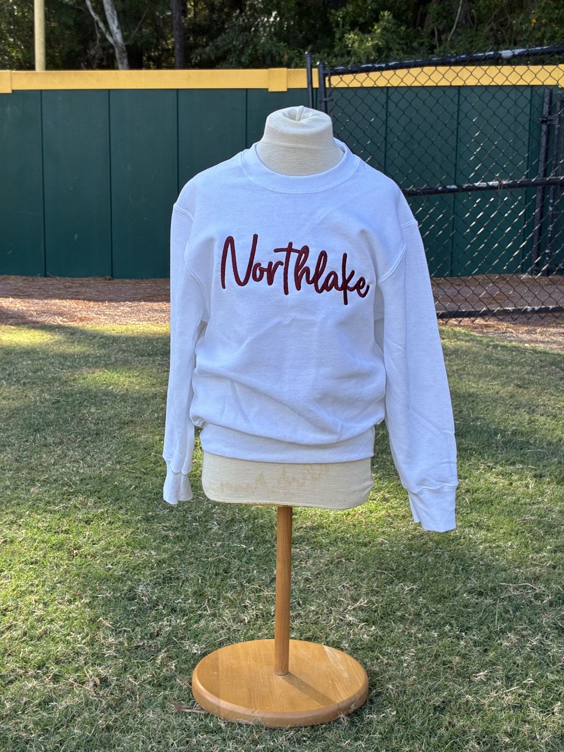 White Northlake Crewneck Sweatshirt