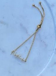 Northlake Script Adjustable Bracelet