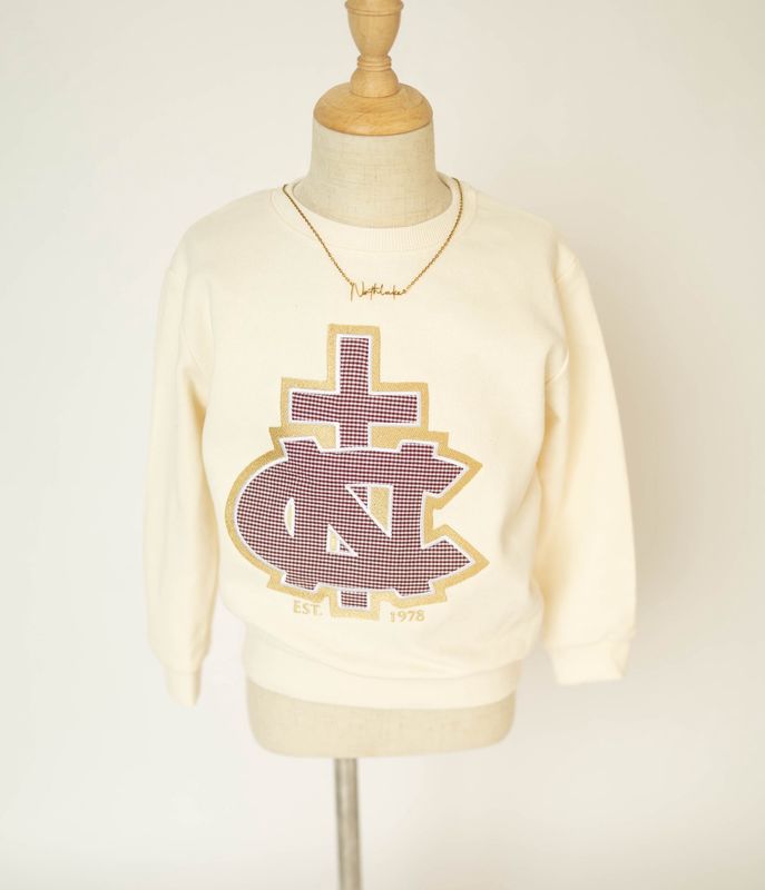 Youth Gingham Sweatshirt