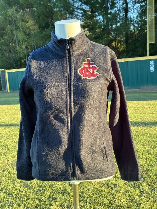 Youth Navy Fleece Crest Jacket