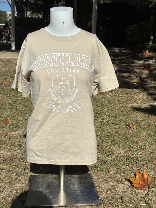 Beige Northlake Shield T-Shirt
