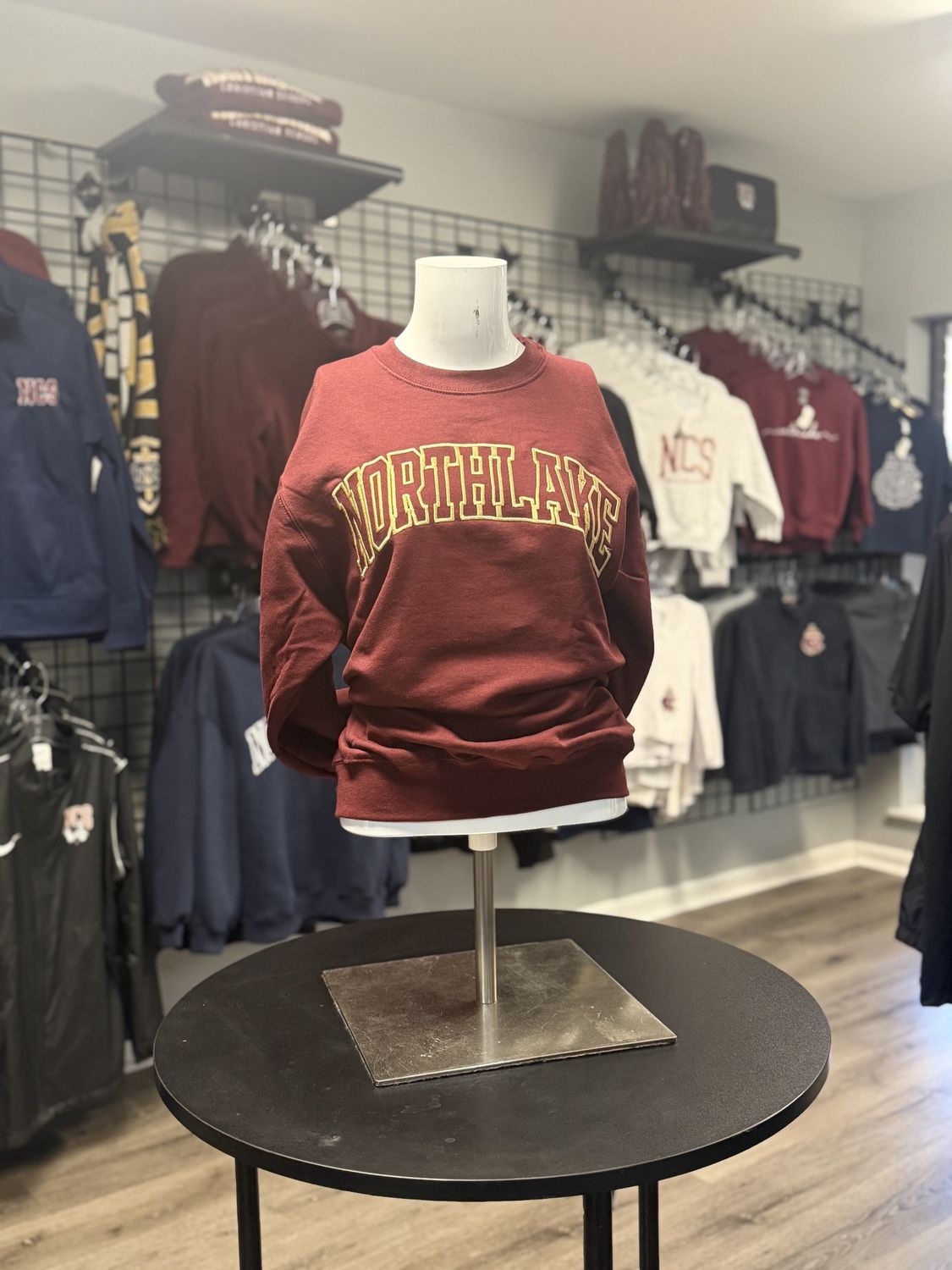 Maroon Northlake Crew Neck Sweatshirt