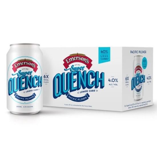 Emersons Quench Pacific Pilsner 6pk cans