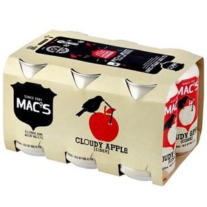 Macs Cloudy Apple Cider 6pk cans