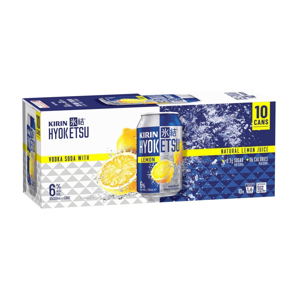 Kirin Hyoketsu Lemon 10 pk cans