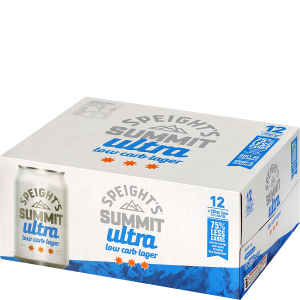 Speights Summit ultra 12pk cans