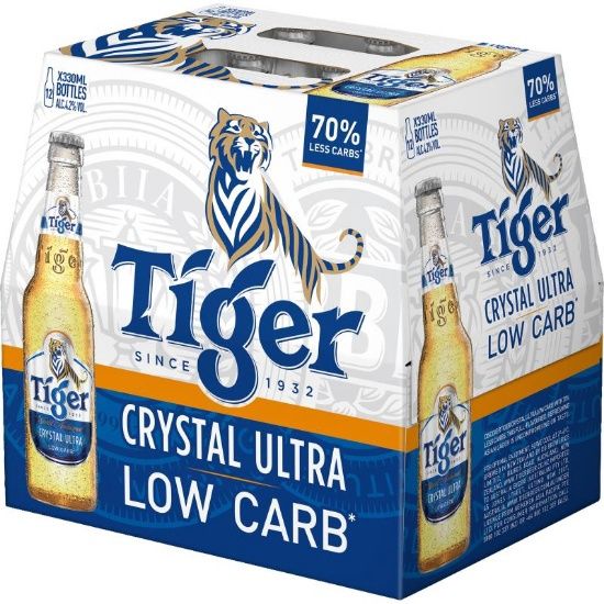 Tiger Beer Crystal Low Carb 12pk btl