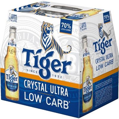 Tiger Beer Crystal Low Carb 12pk btl