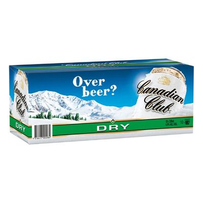 Canadian Club Dry Ginger Ale 10pk cans