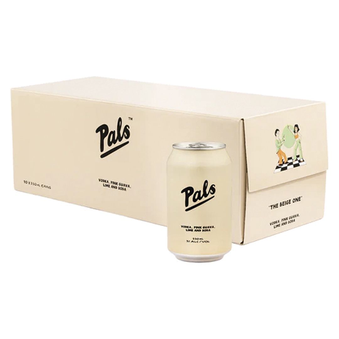 Pals Beige Vodka Pink Guava &amp; Soda 10pk cans