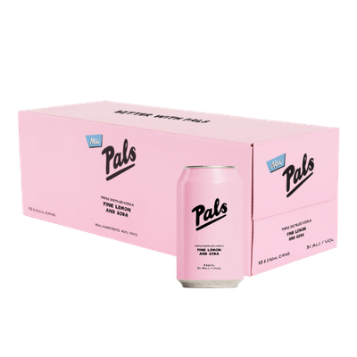 Pals Pink Lemon &amp; Soda 10pk